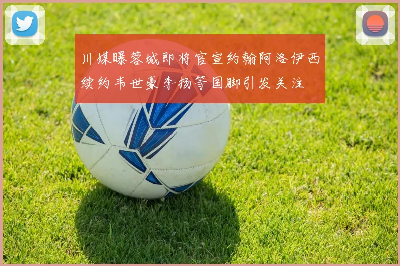 川媒曝蓉城即将官宣约翰阿洛伊西续约韦世豪李扬等国脚引发关注